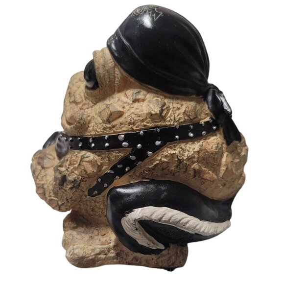 Toad Hollow "Biker Babe" Figurine Faux Stone Resin Statue Decorative Collectible - Picture 8 of 10